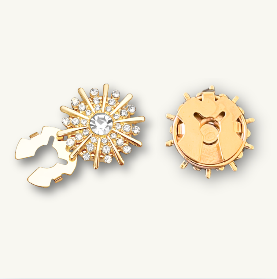 Couvre-Bouton Diamant Soleil